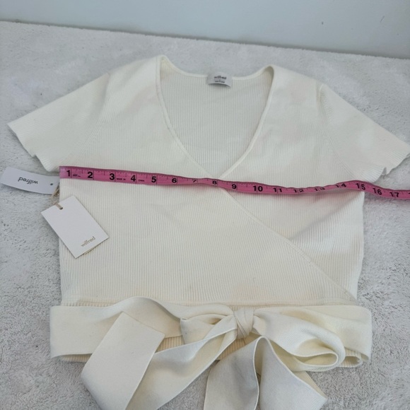 Wilfred Aritzia All Tied Up Sweater in Light Birch size L - Picture 9 of 10